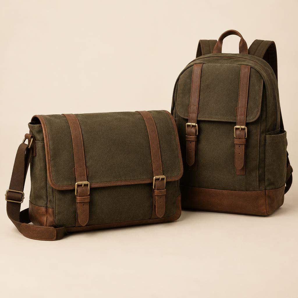 Canvas Messenger Bag