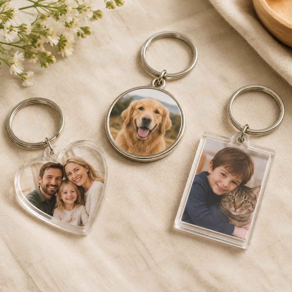Personalised keyrings